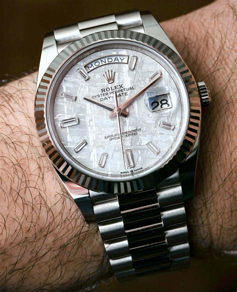 Rolex white gold day date